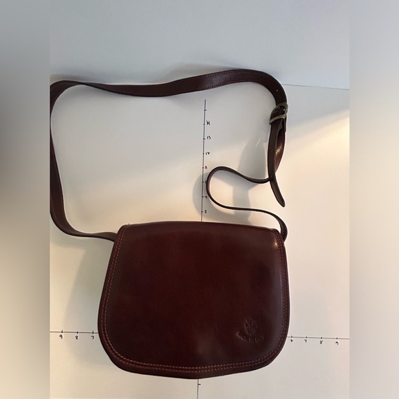 Leather crossbody - saddle bag style from ITL. Never used - Picture 11 of 14